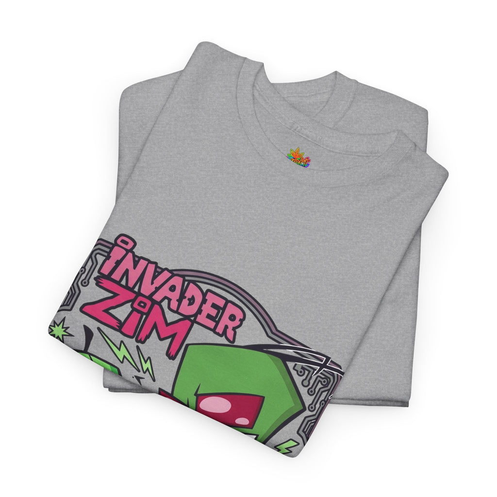 Vert Invader Zim Vintage Style Unisex Cotton Graphic T-Shirt