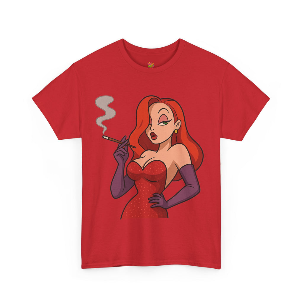Vert Jessica Rabbit Vintage Style Unisex Cotton Graphic T-Shirt