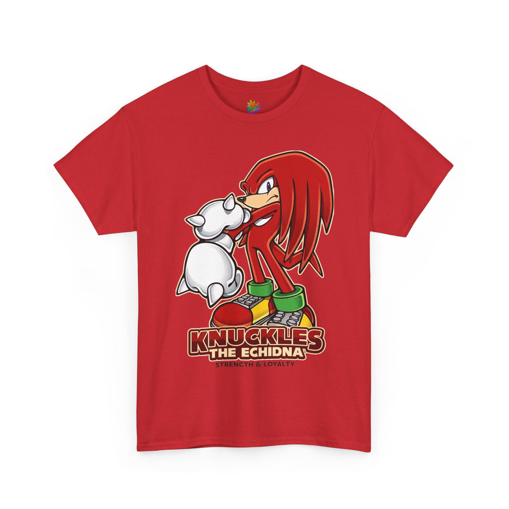 Vert Knuckles The Echidna Vintage Style Unisex Cotton Graphic T-Shirt