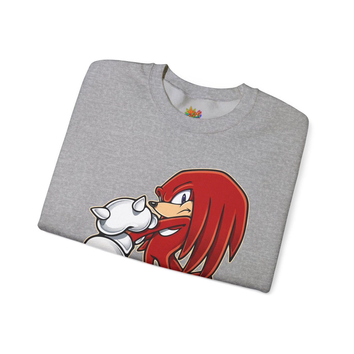 Vert Knuckles The Echidna Vintage Style Unisex Graphic Crewneck Sweatshirt