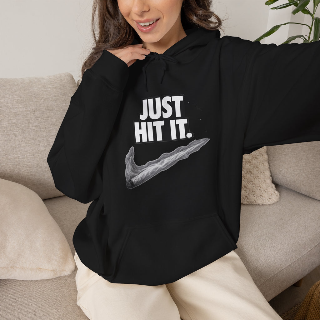 Vert Just Hit It Vintage Style Unisex Graphic Hoodie