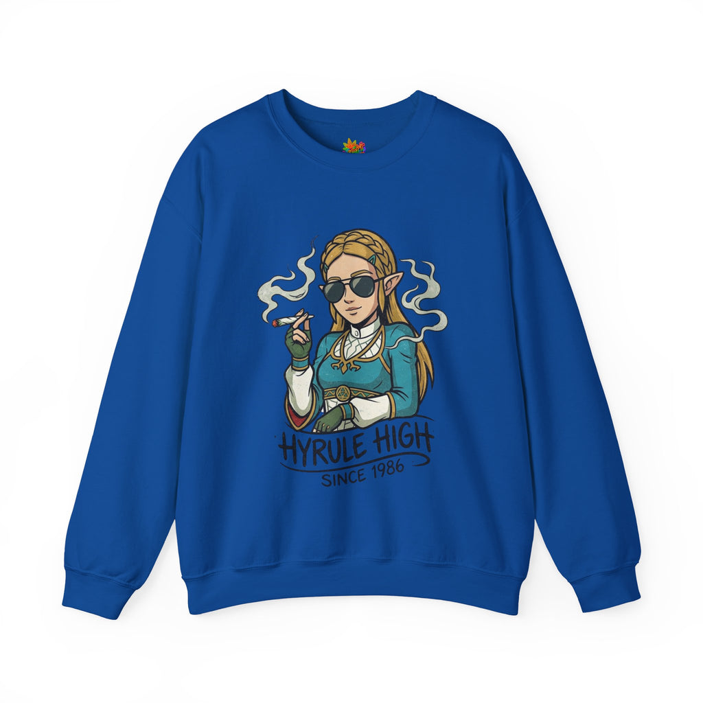 Vert Helda Vintage Style Unisex Graphic Crewneck Sweatshirt