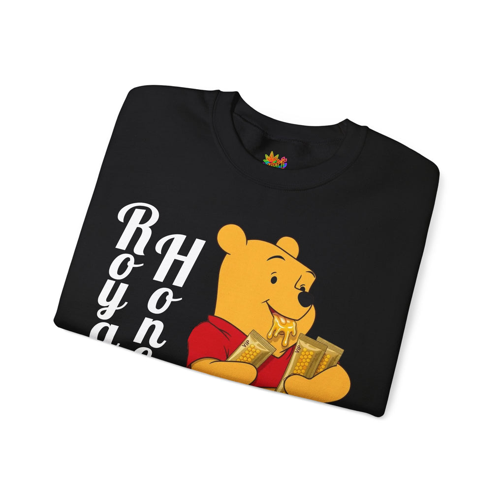 Vert Winnie The Pooh "Royal Honey" Vintage Style Unisex Graphic Crewneck Sweatshirt