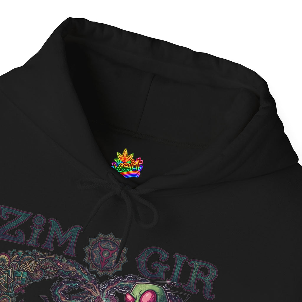 Vert Invader Zim Psychedelic Vintage Style Unisex Graphic Crewneck Sweatshirt