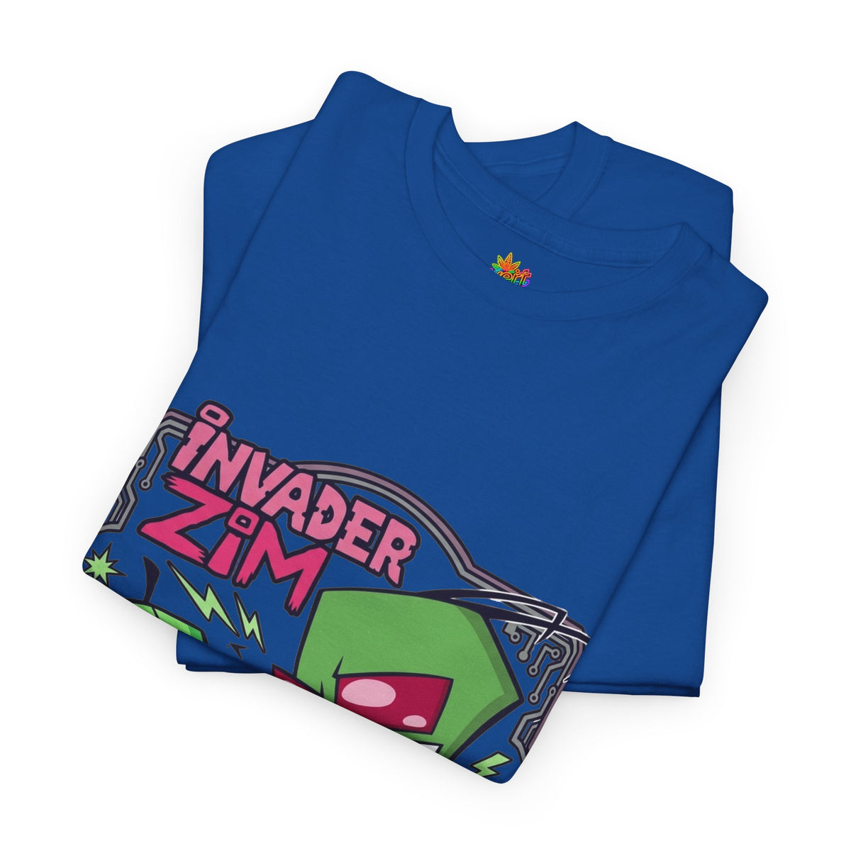 Vert Invader Zim Vintage Style Unisex Cotton Graphic T-Shirt