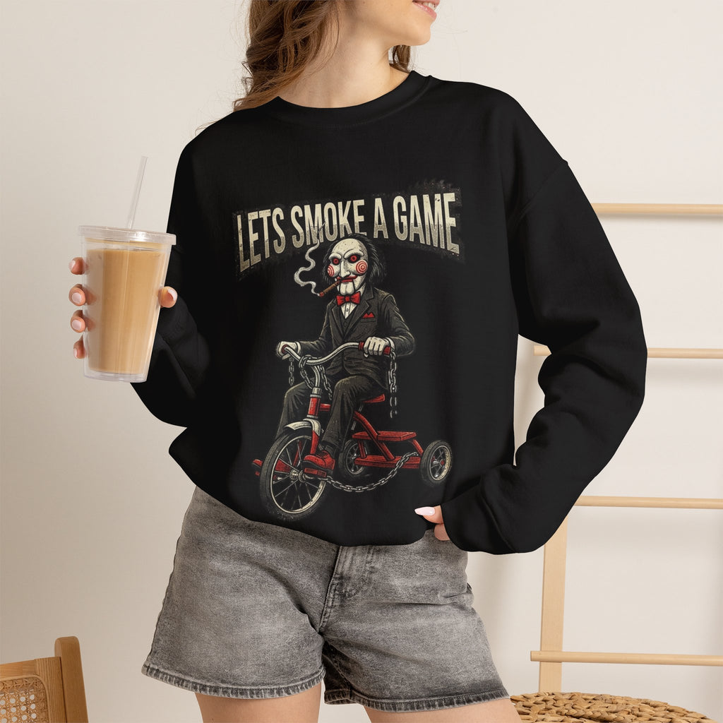 Vert Jigsaw Smoker Vintage Style Unisex Graphic Crewneck Sweatshirt