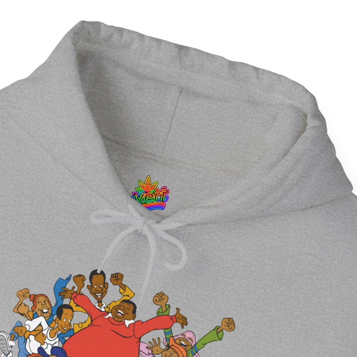 Vert Fat Albert Vinatge Style Unisex Graphic Hoodie