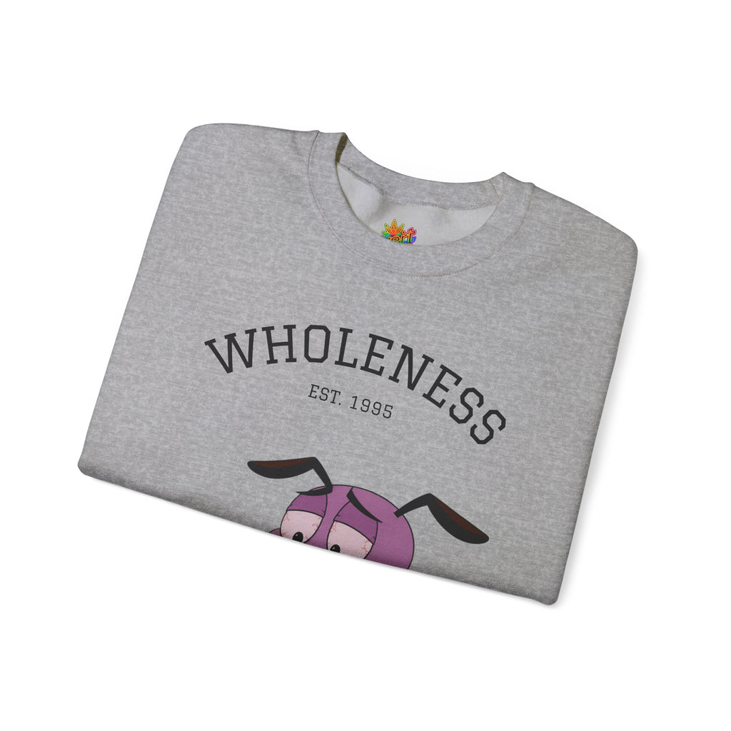 Vert Courage The Cowardly Dog Smoker Unisex Graphic Crewneck Sweatshirt