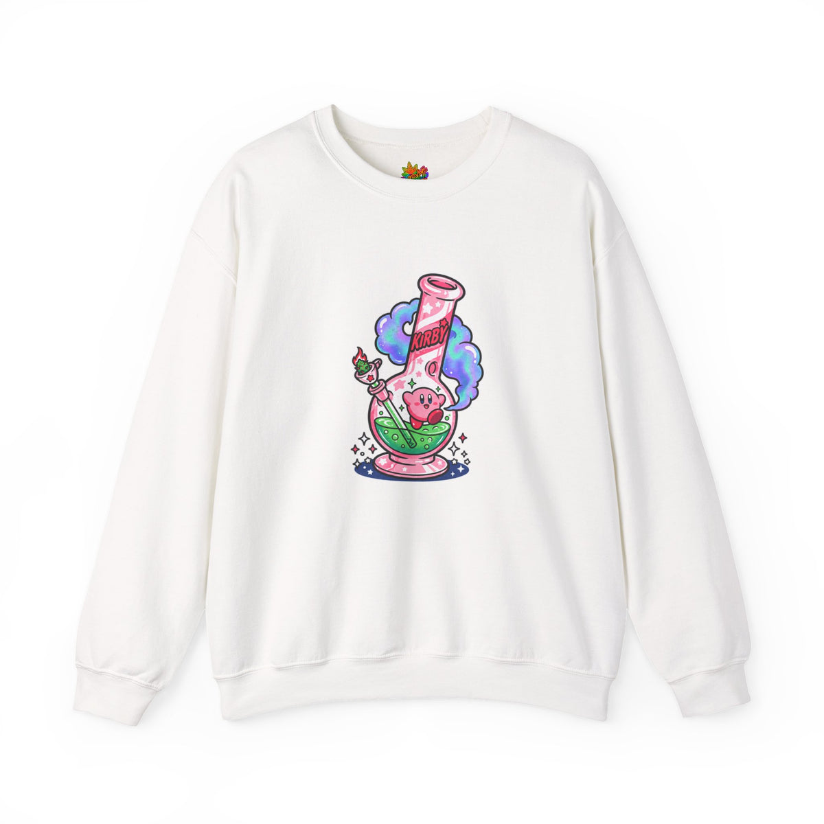 Vert Kirby Bong Vintage Style Unisex Graphic Crewneck Sweatshirt