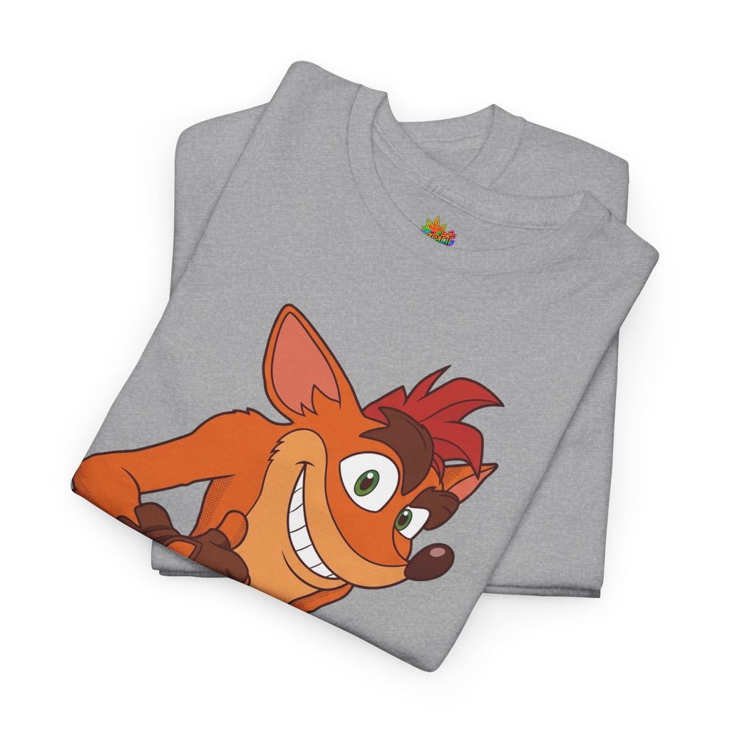 Vert Crash Bandicoot Vintage Style Unisex Cotton Graphic T-Shirt