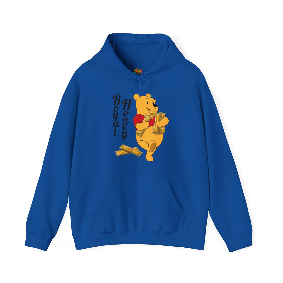 Vert Winnie The Pooh "Royal Honey" Vintage Style Unisex Hoodie