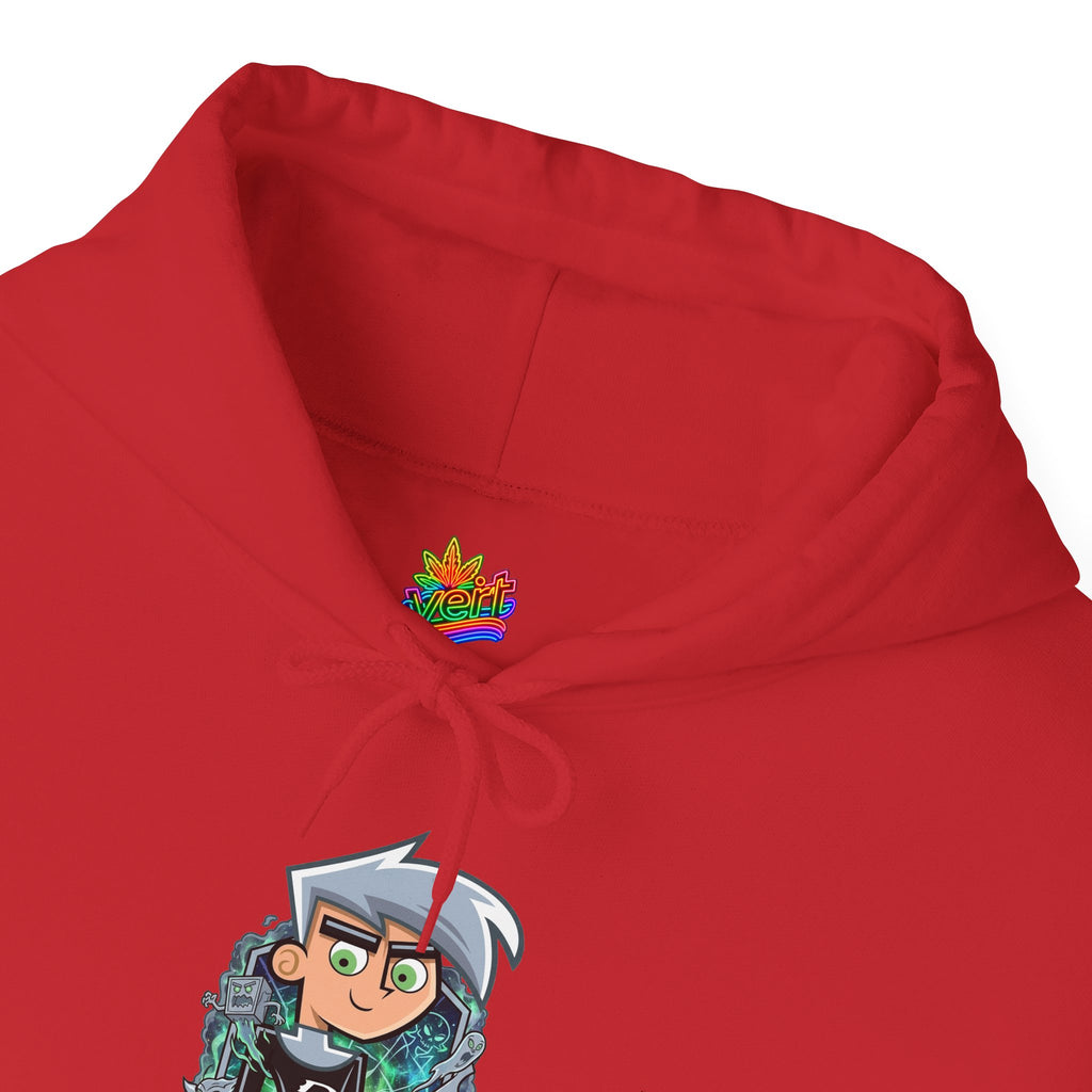 Vert Danny Phantom Vintage Style Unisex Graphic Hoodie