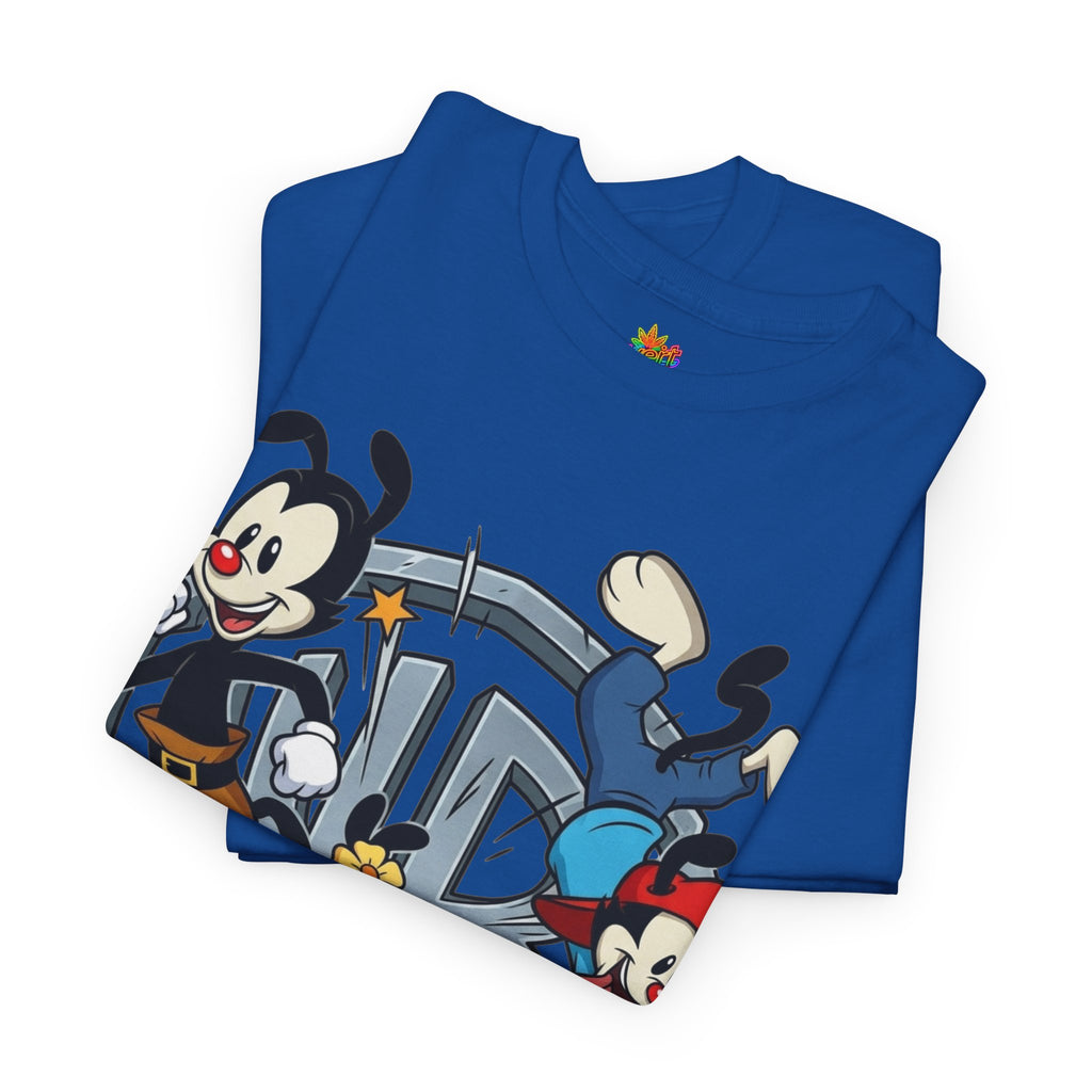 Vert Animaniacs Vintage Style Unisex Cotton Graphic T-Shirt
