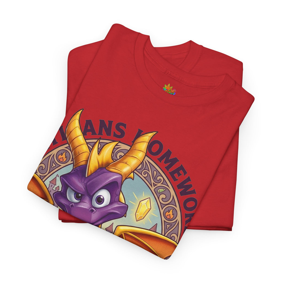 Vert Spyro Vintage Style Unisex Cotton Graphic T-Shirt