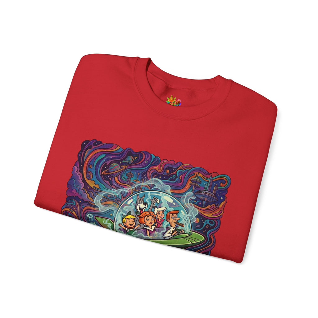 Vert Jetson Smoker Vintage Style Unisex Graphic Crewneck Sweatshirt