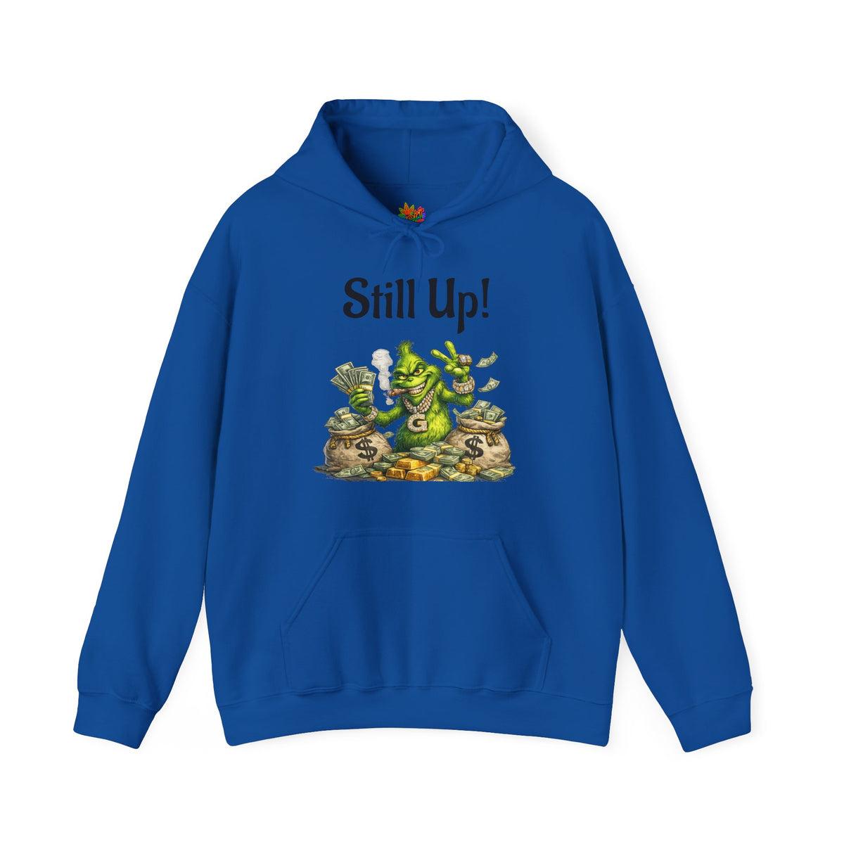 Vert Grinch Smoker Vintage Style Unisex Graphic Hoodie