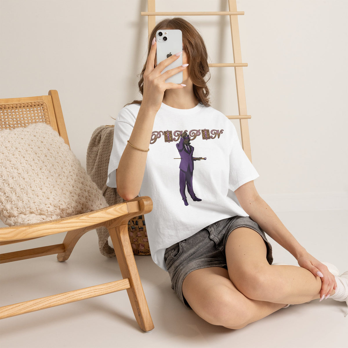 Vert Pimp Named Slickback Vintage Style Unisex Graphic Cotton T-Shirt