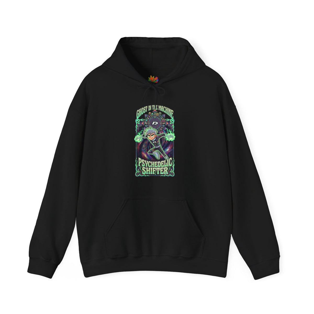 Vert Danny Phantom Psychedelic Vintage Style Unisex Graphic Hoodie