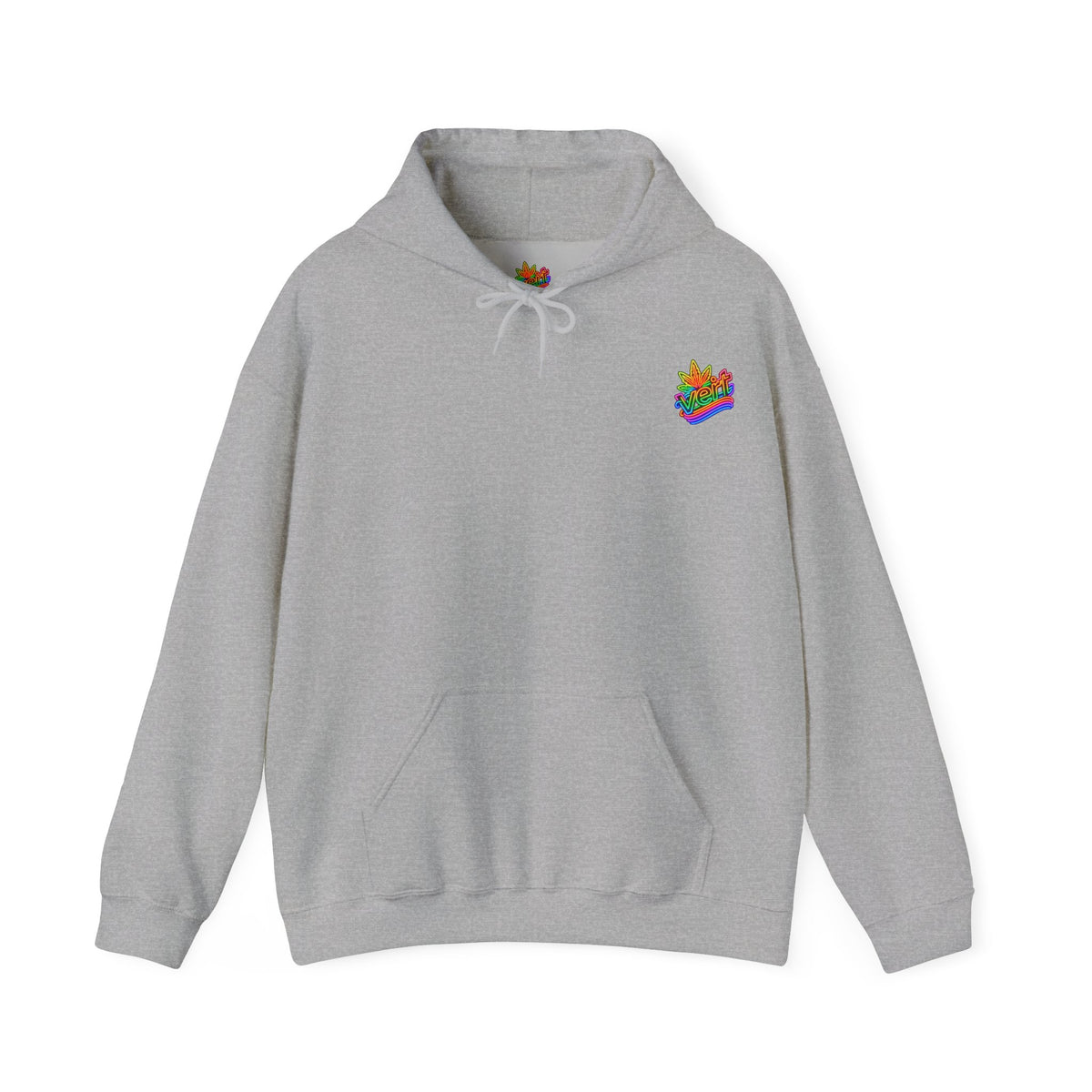 Vert Crested Logo Vintage Style Unisex Graphic Hoodie