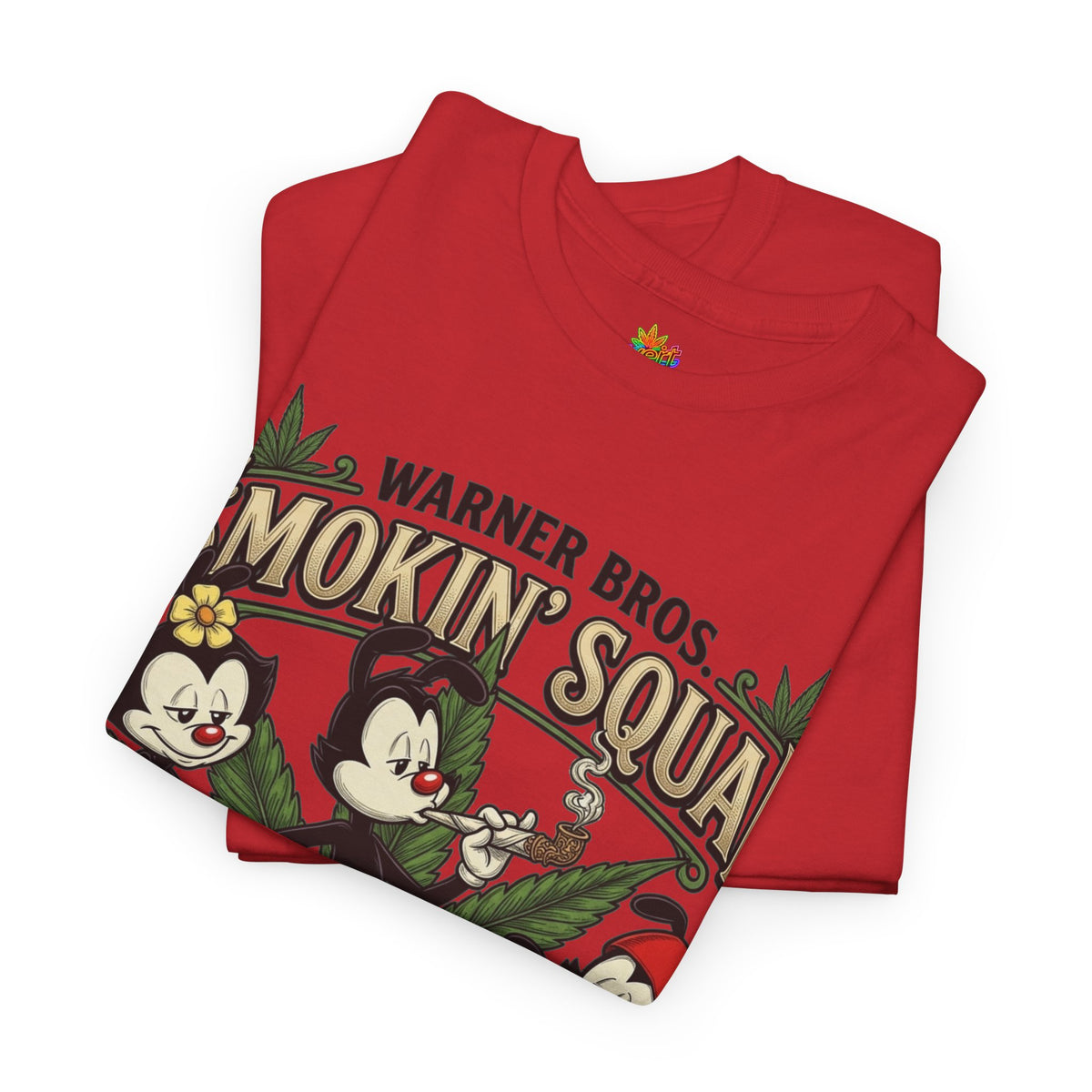 Vert Animaniacs Smoker Vintage Style Unisex Cotton Graphic T-Shirt