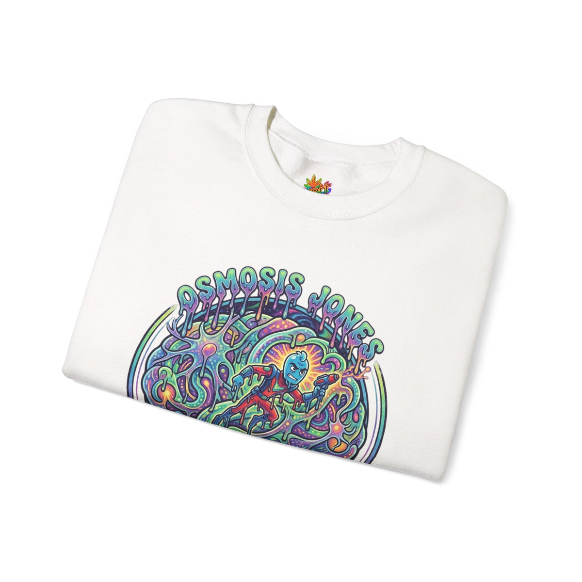Vert Osmosis Jones Psychedelics Vintage Style Unisex Graphic Crewneck Sweatshirt