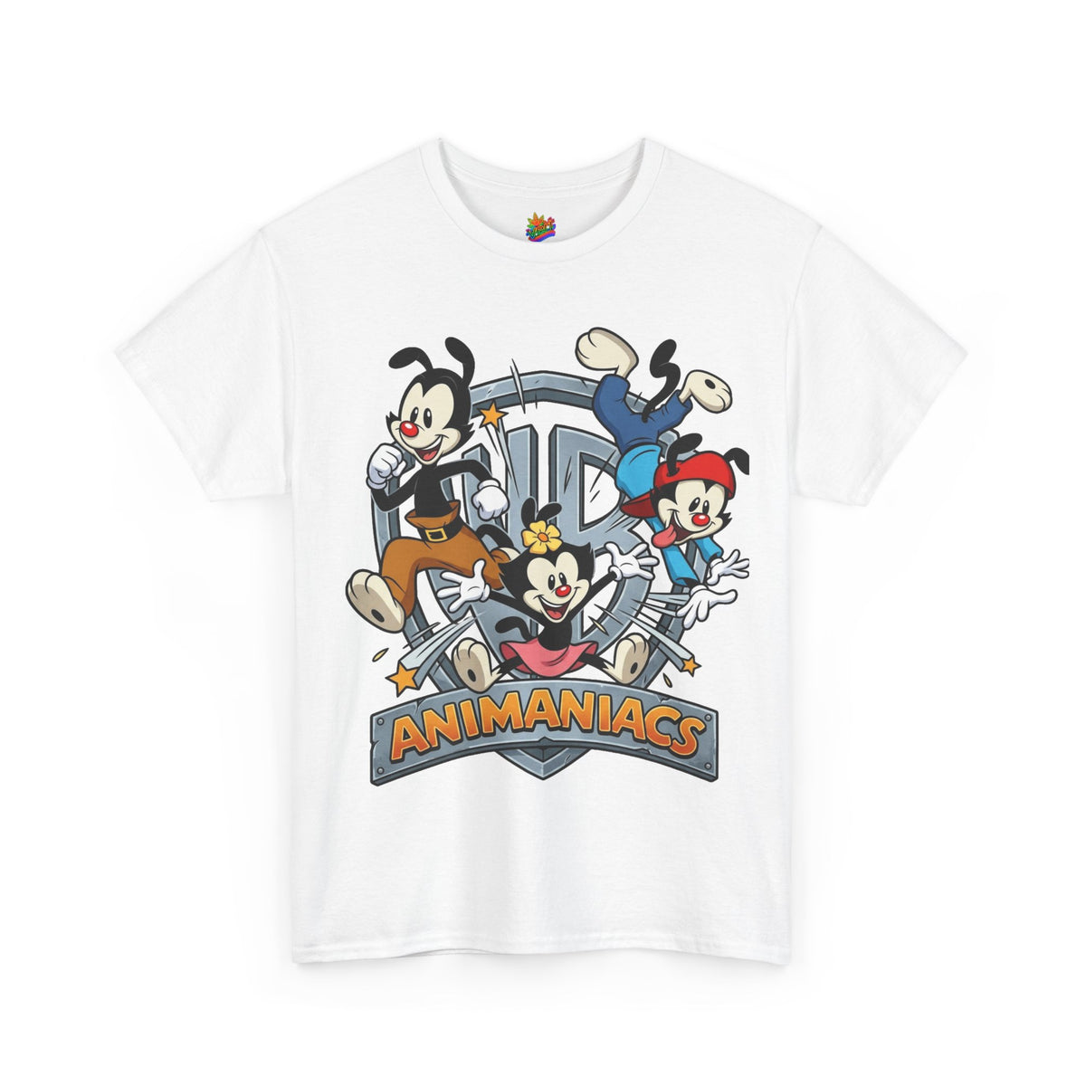 Vert Animaniacs Vintage Style Unisex Cotton Graphic T-Shirt