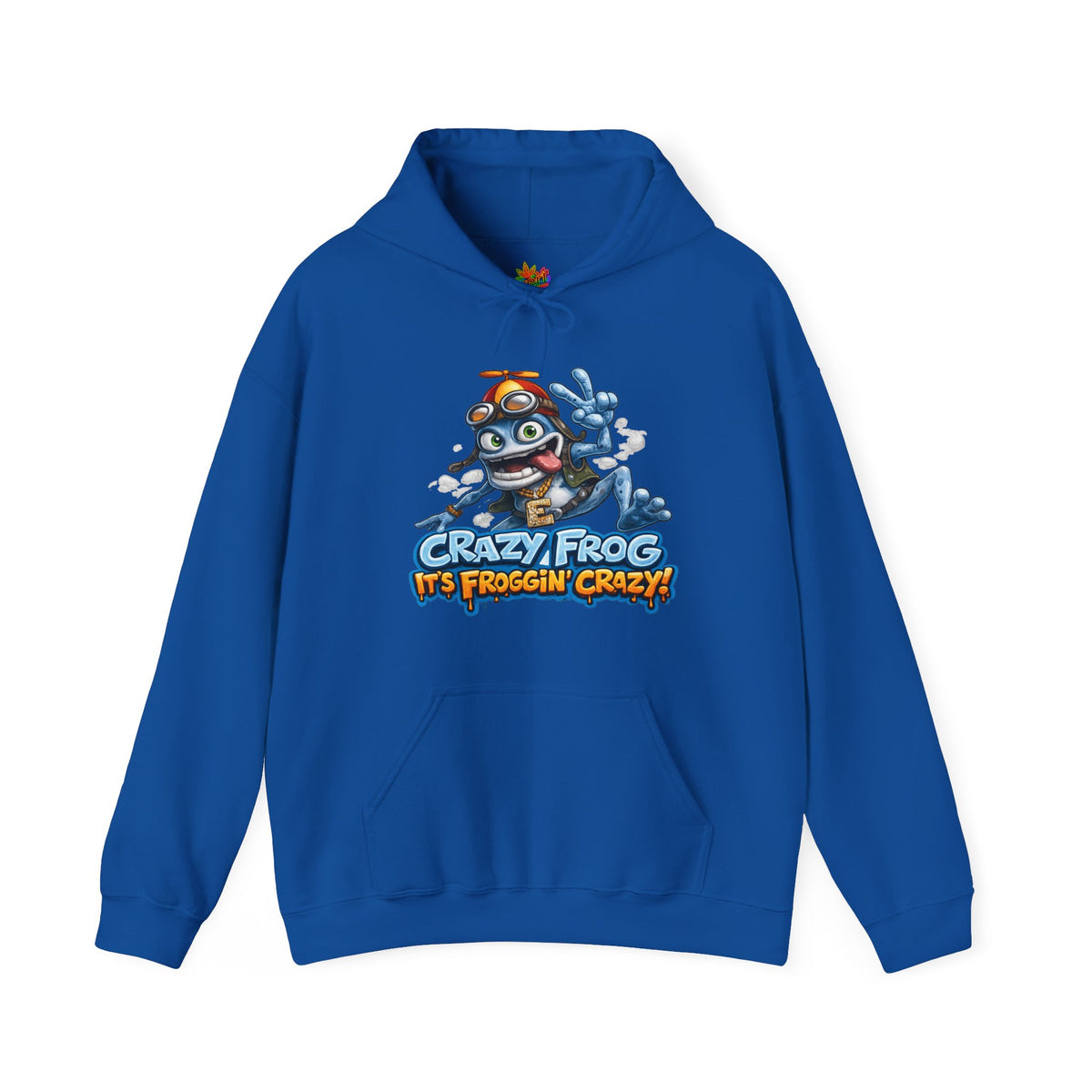 Vert Crazy Frog Vintage Style Unisex Graphic Hoodie