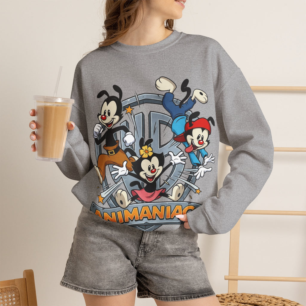 Vert Animaniacs Vintage Style Unisex Graphic Crewneck Sweatshirt