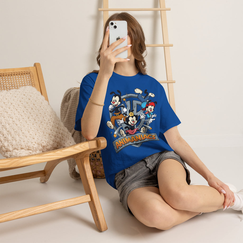 Vert Animaniacs Vintage Style Unisex Cotton Graphic T-Shirt