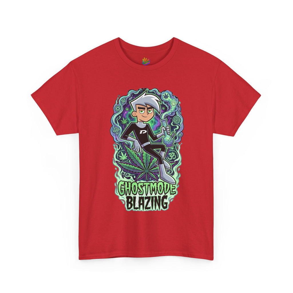 Vert Danny Phantom Smoker Vintage Style Unisex Cotton Graphic T-Shirt