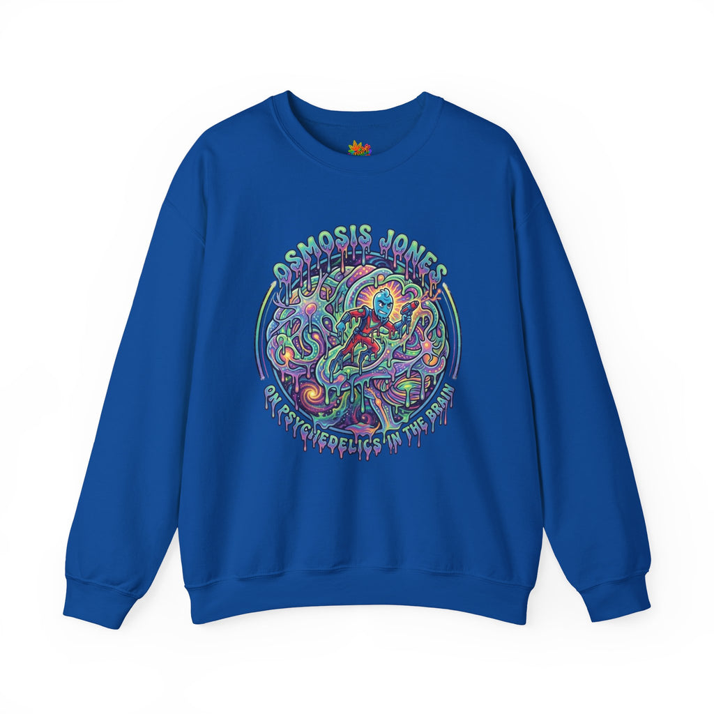 Vert Osmosis Jones Psychedelics Vintage Style Unisex Graphic Crewneck Sweatshirt