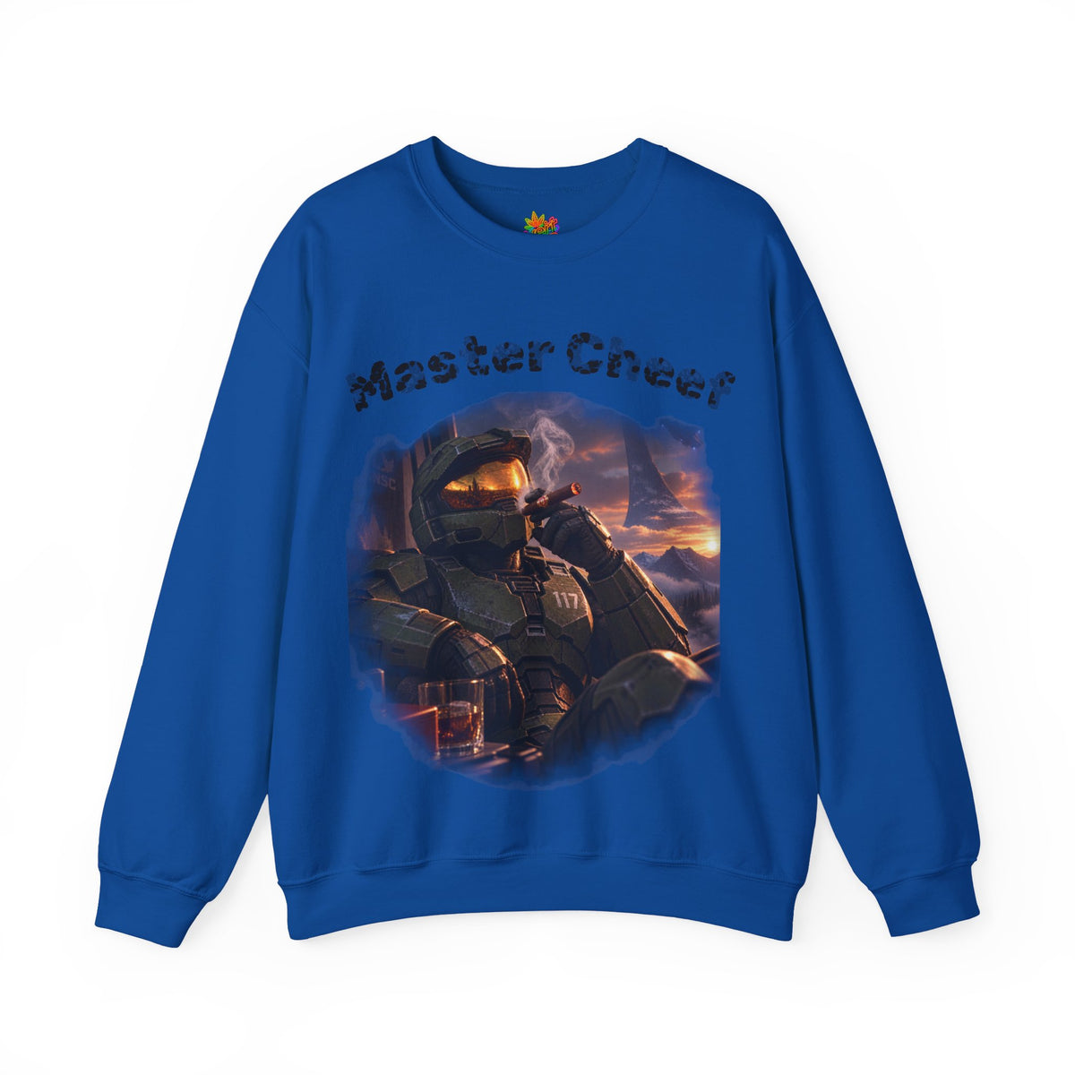 Vert Master Cheef Vintage Style Unisex Graphic Crewneck Sweatshirt
