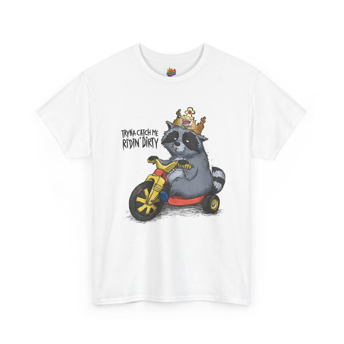 Vert Burger King Parody Vintage Style Unisex Cotton Graphic T-Shirt