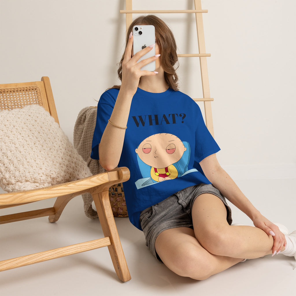 Vert Stewie Vintage Style Unisex Cotton Graphic T-Shirt