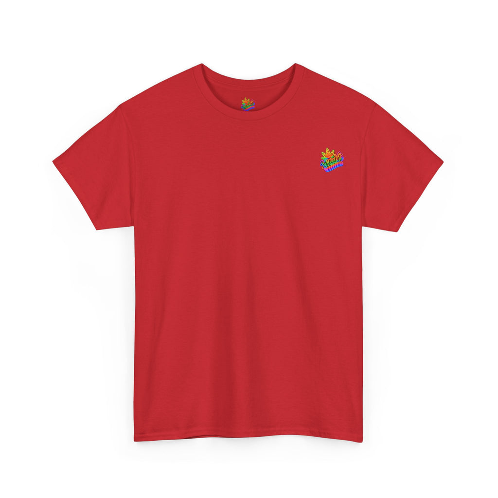Vert Crested Neon Logo Vintage Style Unisex Cotton Graphic T-Shirt