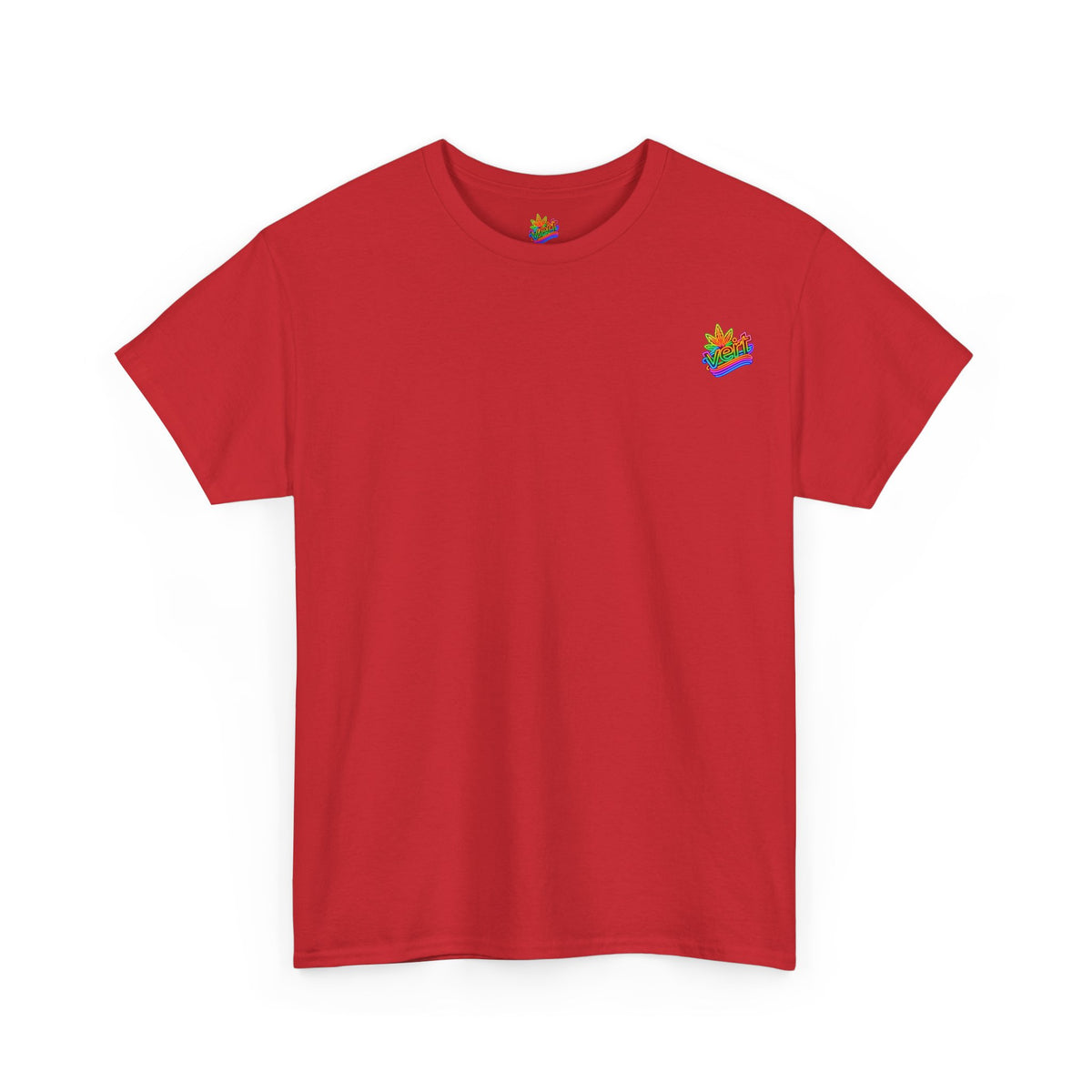 Vert Crested Neon Logo Vintage Style Unisex Cotton Graphic T-Shirt