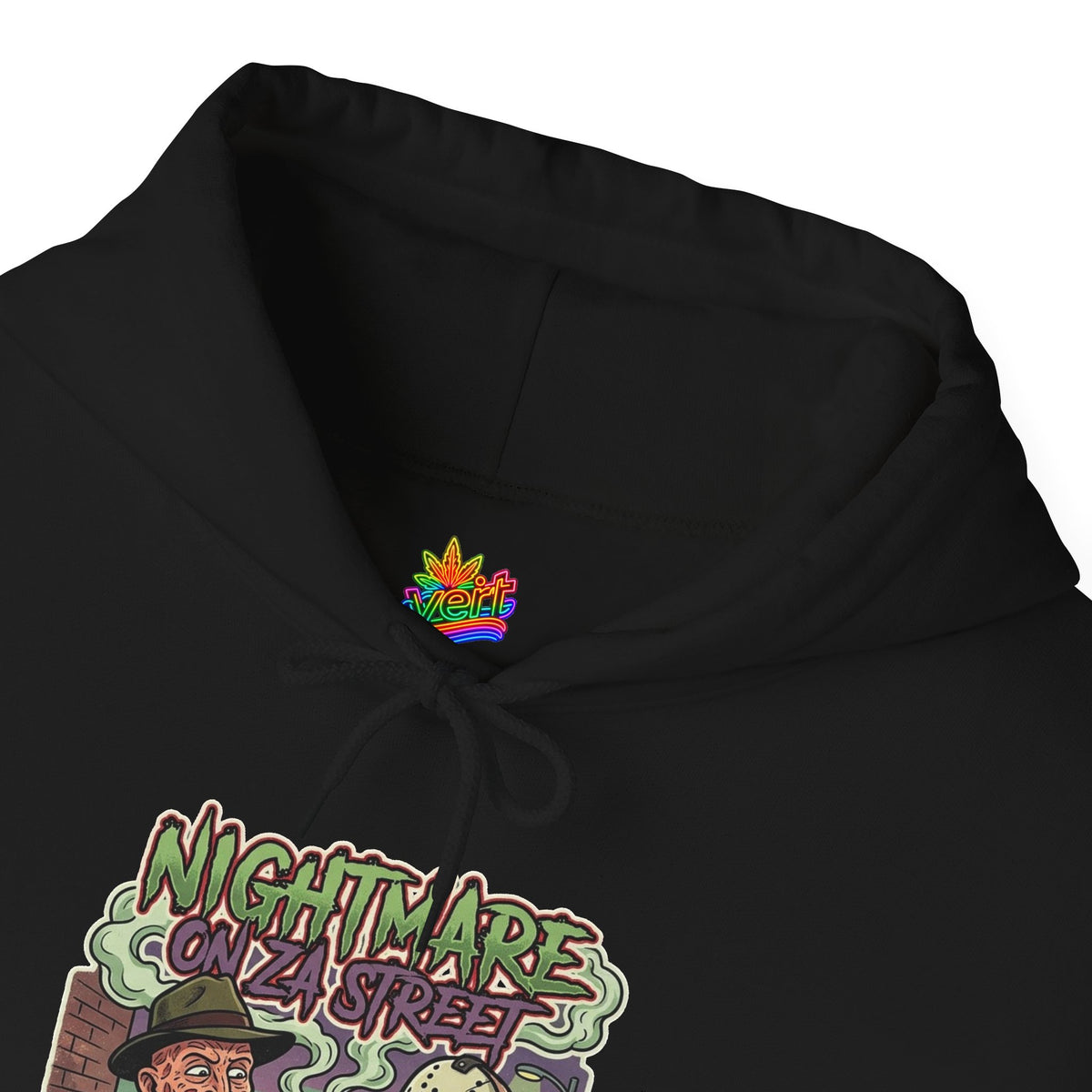 Vert Freddy & Jason Smoker Vintage Style Unisex Hoodie