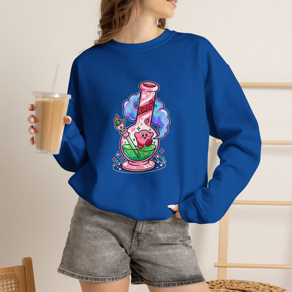 Vert Kirby Bong Vintage Style Unisex Graphic Crewneck Sweatshirt
