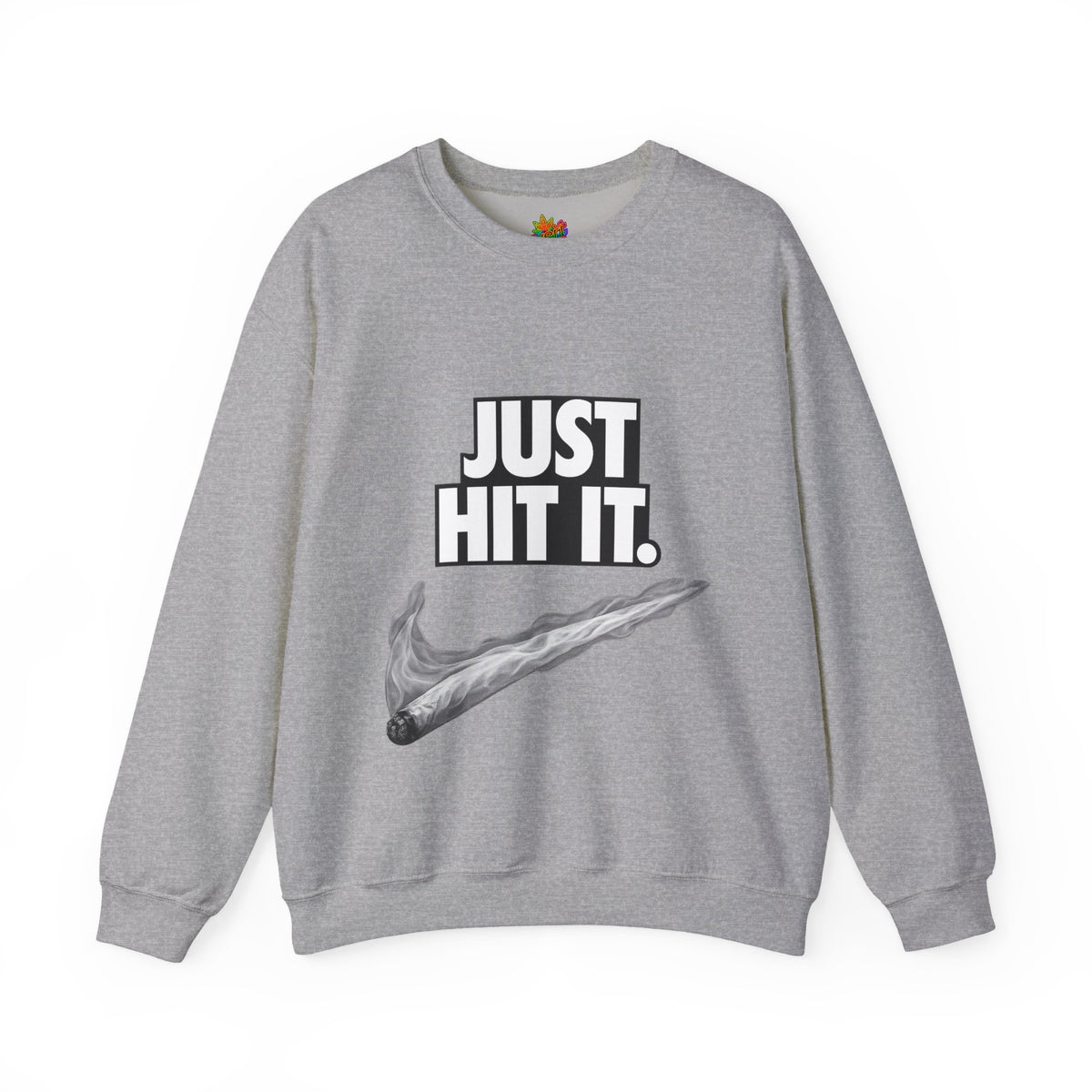 Vert Just Hit It Vintage Style Unisex Graphic Crewneck Sweatshirt