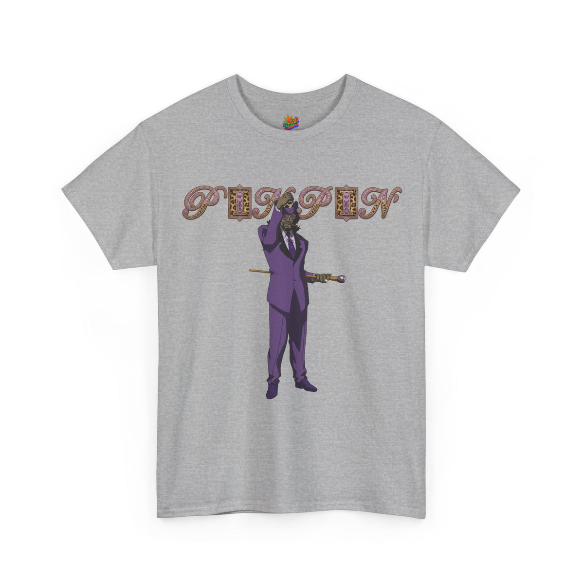 Vert Pimp Named Slickback Vintage Style Unisex Graphic Cotton T-Shirt