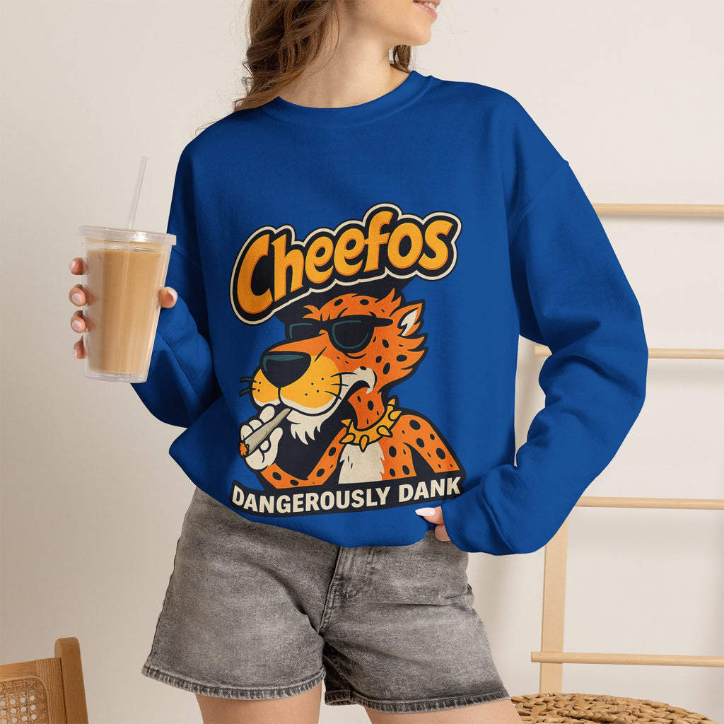 Vert Cheefos Vintage Style Unisex Crewneck Graphic Sweatshirt