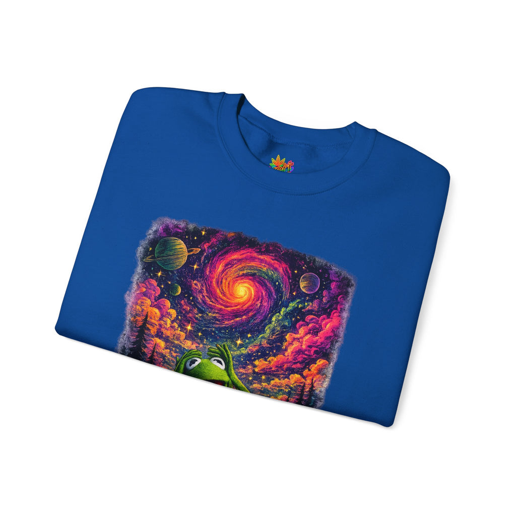 Vert Psychedelic Kermit Unisex Graphic Crewneck Sweatshirt