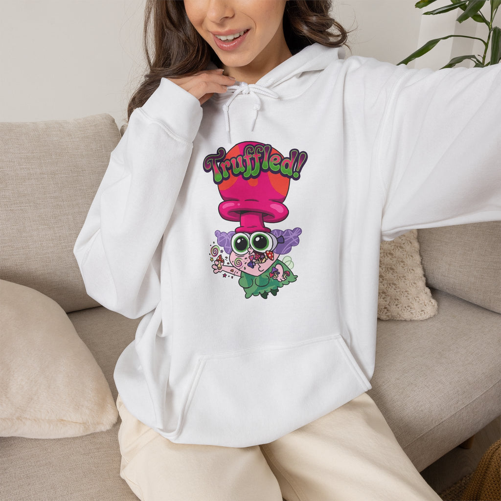 Vert Truffles Psychedelic Vintage Style Unisex Graphic Hoodie