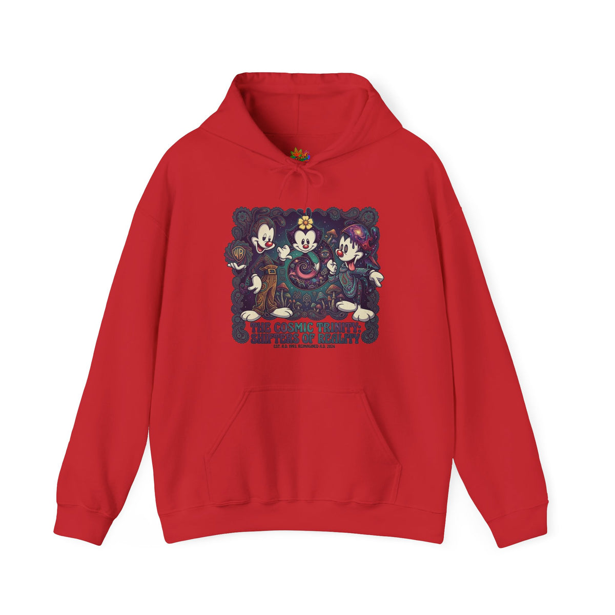 Vert Animaniacs Psychedelic Vintage Style Unisex Graphic Hoodie