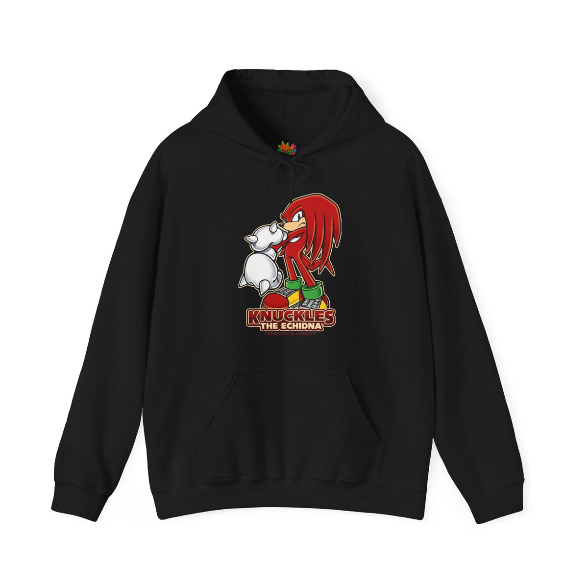 Vert Knuckles The Echidna Vintage Style Unisex Graphic Hoodie