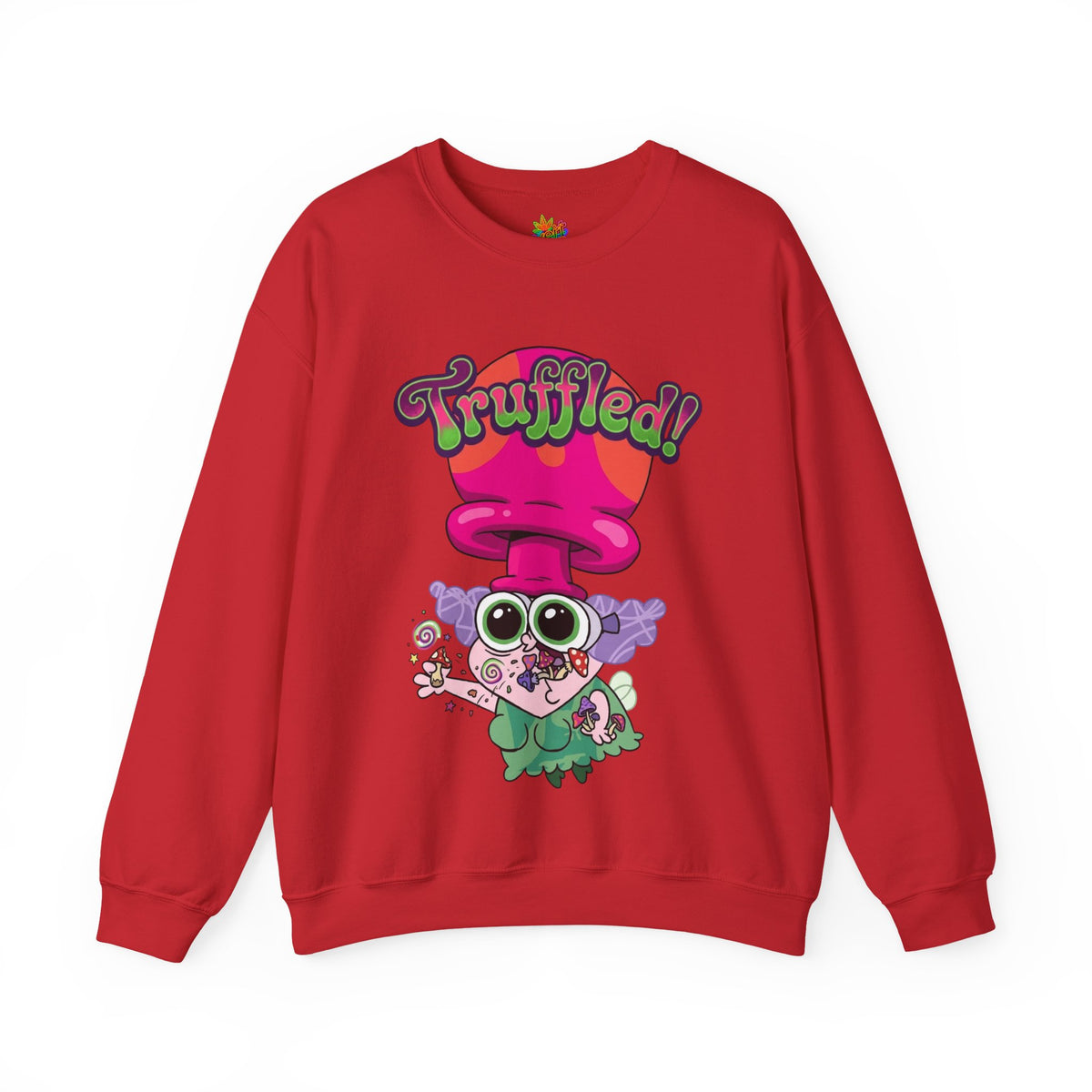 Vert Truffles Psychedelic Vintage Style Unisex Graphic Crewneck Sweatshirt