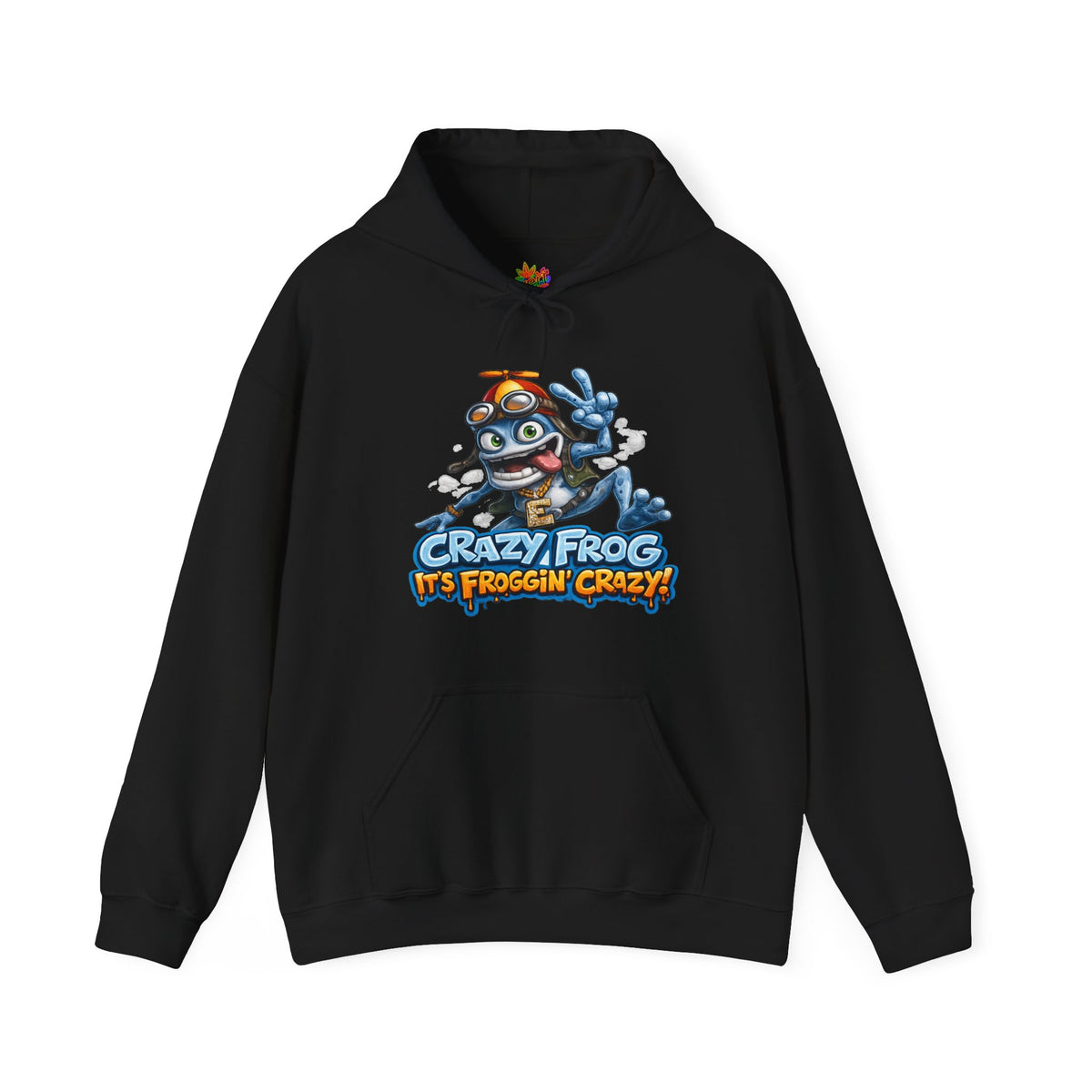 Vert Crazy Frog Vintage Style Unisex Graphic Hoodie