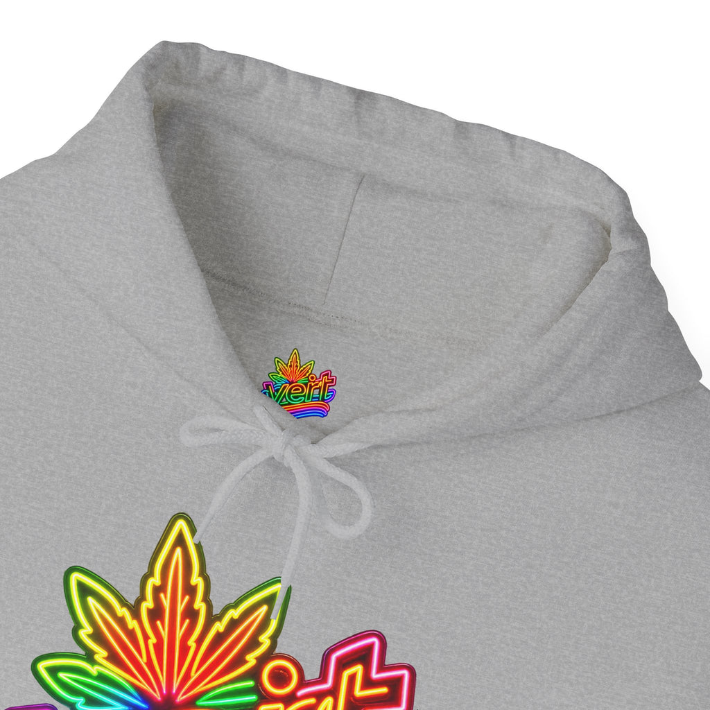 Vert Neon Logo Vintage Style Unisex Graphic Hoodie