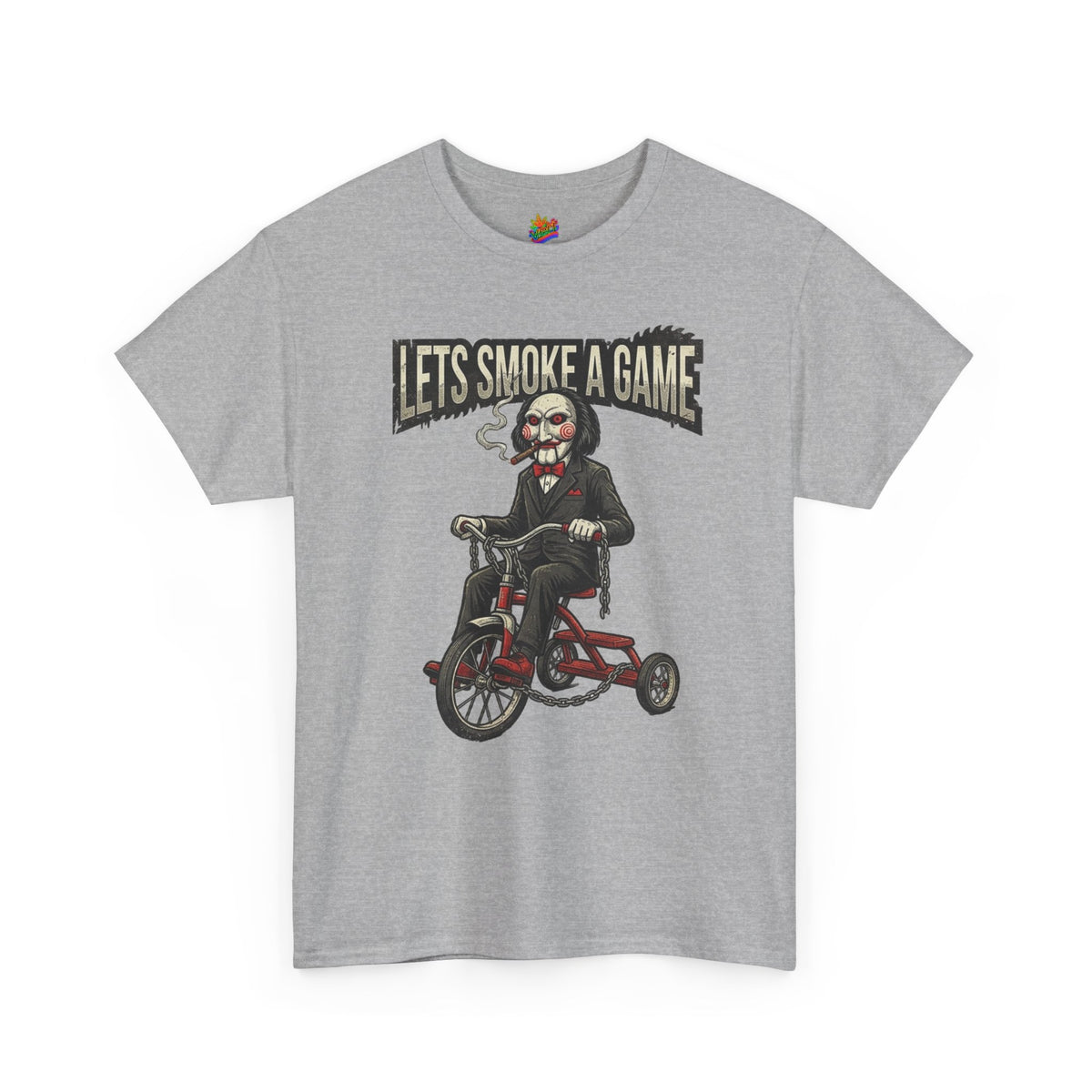 Vert Jigsaw Smoker Vintage Style Unisex Cotton Graphic T-Shirt