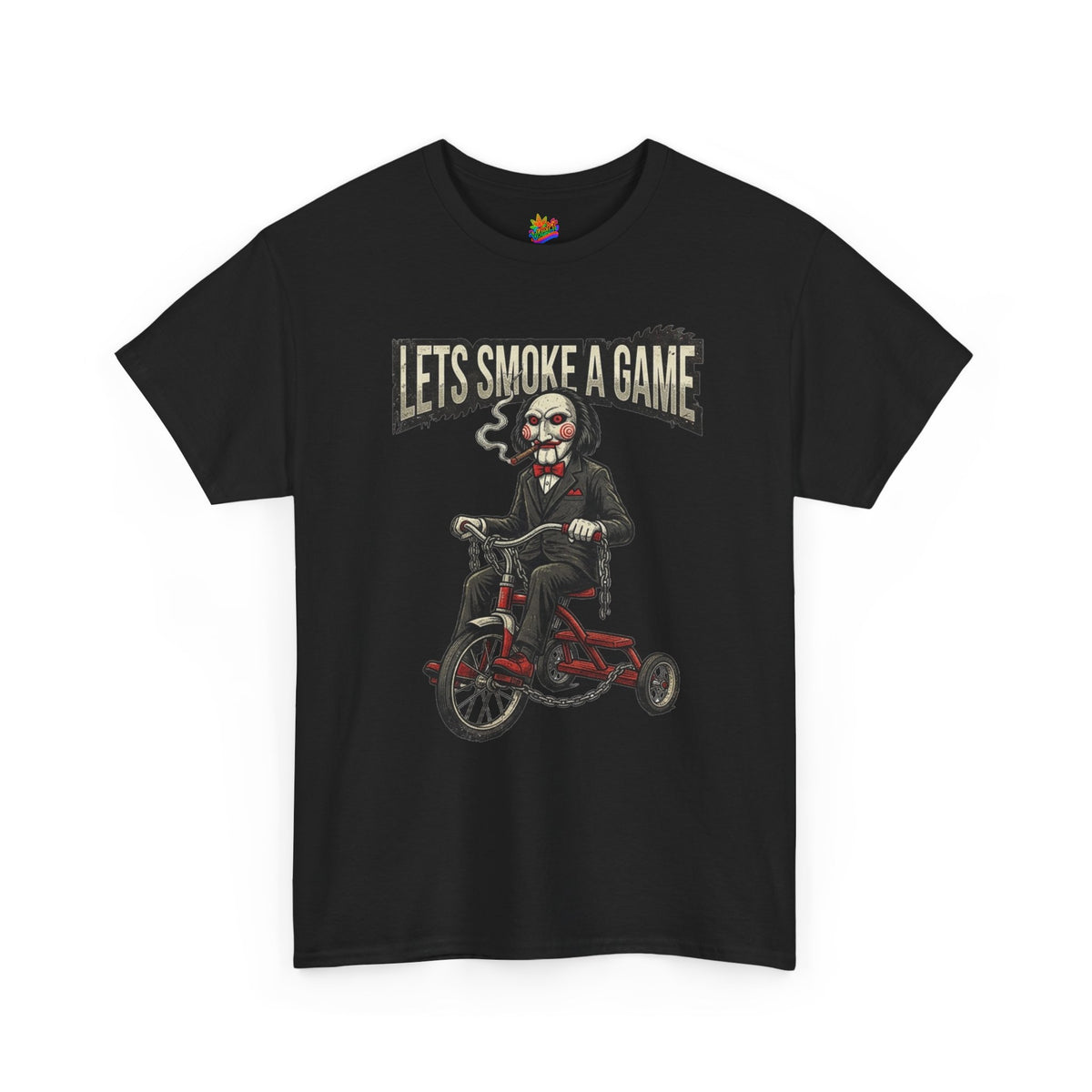 Vert Jigsaw Smoker Vintage Style Unisex Cotton Graphic T-Shirt
